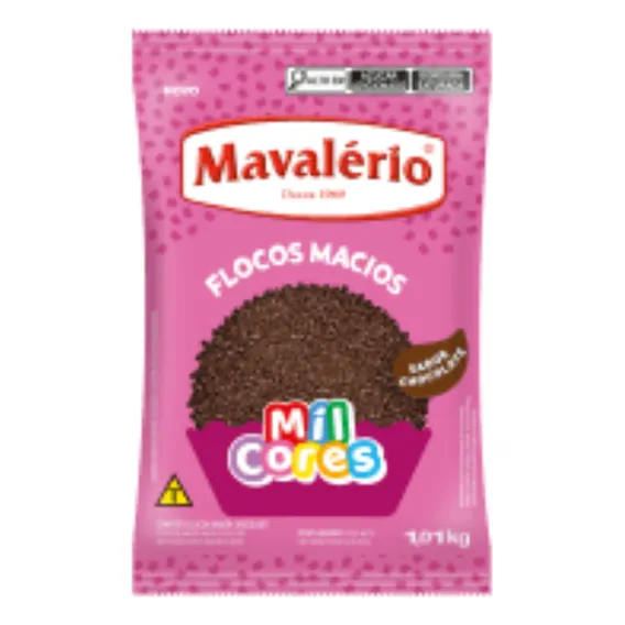 Flocos Macio Mil Cores 1kg Mavalerio Foto 1