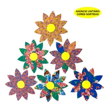 Flor De Chita Lindo Item Decorativo Decoração Festa Junina Foto mini 4