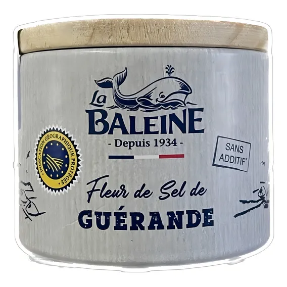 Flor De Sal De Guerande França La Baleine 125g Foto 1