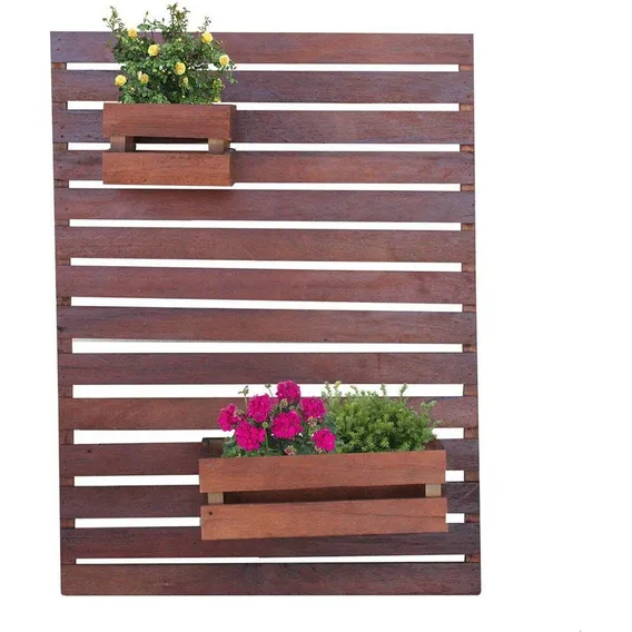 Floreira Jardim Vertical 80cmx100cm Madeira Maciça Jdwt Foto 1
