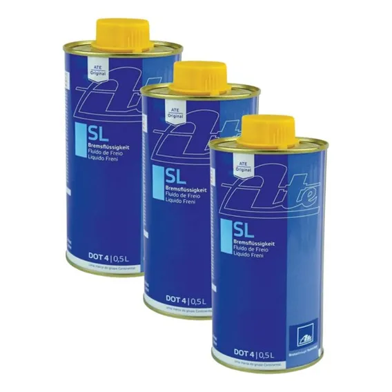 Fluido Freio 500ml Dot 4 Amarelo - 3 Un Foto 1