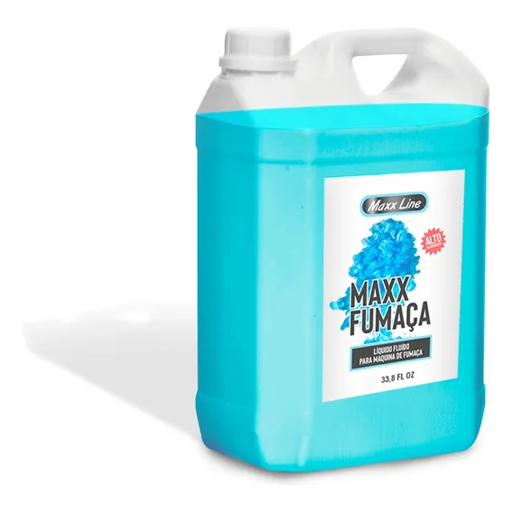 Fluido Liquido Para Maquina De Fazer Fumaça 5 Litros Azul Foto 1