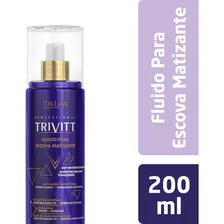 Fluido Para Escova Matizante Trivitt 200ml Itallian Hairtech Foto mini 1