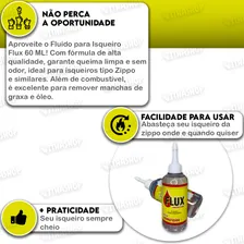 Fluído Para Isqueiro Flux 100ml Para Recarregar Fluid Lighter Isqueiro Foto mini  2