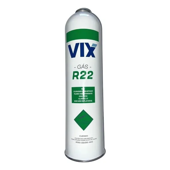 Fluído Refrigerante Vix R22 950g R22 Lata Split Inverter Foto 1