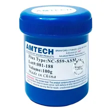 Fluxo Solda Amtech Nc-559-asm 100g Reballing Pastoso Bga Foto mini 1