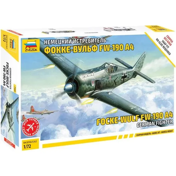 Focke-wulf Fw-190 A4 Escala 1/72 Zvezda 7304 Foto 1