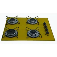 Fogão Cooktop 4 Bocas Amarelo Ultra Chama 110V/220V Foto mini  2