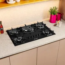 Fogão Cooktop A Gás Mueller 601270003 5 Bocas Mesa Vidro Tem Foto mini 4