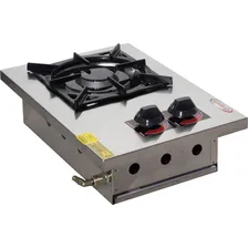 Fogão Cooktop Alvenaria 1 Boca Inox 20x20 1qd Itajobi Gás Foto  mini 1