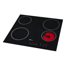 Fogão Cooktop Elétrico Mesa Vitrocerâmica 4Q Touch Fischer 220V Foto mini  2