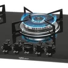 Fogão Cooktop Fischer 5 Bocas Tripla Chama 1743-5733 Preto Foto mini  2