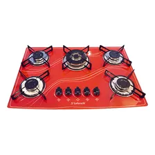 Fogão Cooktop Safanelli Tripla Chama 5 Bocas Vermelho Foto  mini 1