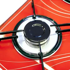 Fogão Cooktop Safanelli Tripla Chama 5 Bocas Vermelho Foto mini  3