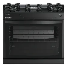 Fogão De Piso Esmaltec 5 Bocas Agata Glass Mesa De Vidro Co Cor Preto 110V/220V Foto mini 4