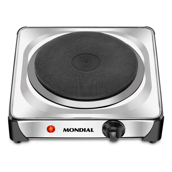Fogão Elétrico Fast Cook Mondial Inox 1000w Fe-04 Foto 1