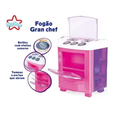 Fogão Gran Chef - Brinquedo Menina - Big Star Cor Rosa Foto mini 4