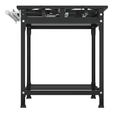 Fogão Industrial 4 Bocas Ap P5 Estampado 30 X 30 Epox Cor Preto Foto mini  3