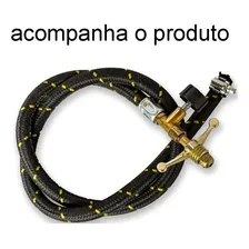 Fogão Industrial Inox 6 Bocas 30x30 Alta Pressão Caulim Gás De Cozinha Foto mini  2