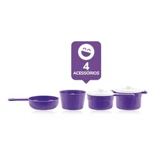 Fogão Infantil Big Chef Poliplac Com Acessorios Cozinha Cor Rosa Foto mini  3