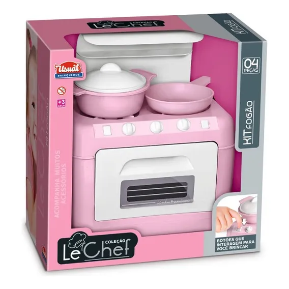Fogao Infantil New Le Chef Usual Foto 1