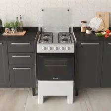 Fogão Star Itatiaia 4 Bocas Branco Fosco Acendimento Automático Bivolt com Forno Foto mini  2