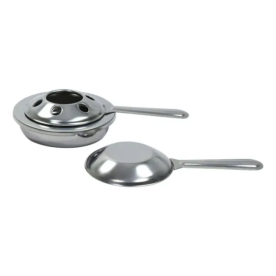 Fogareiro Aço Inox Acendedor Para Rechaud Grande Fondue Foto 1