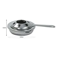 Fogareiro Aço Inox Acendedor Para Rechaud Grande Fondue Foto mini 3