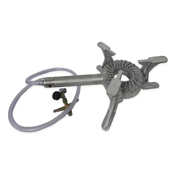 Fogareiro AlumÃnio Fundido Mini S/suporte Com Mang. 90cm Foto 1