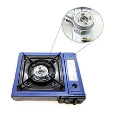 Fogareiro Fogão Camping Portatil Frontier Flex Azul Ntk Foto mini 3