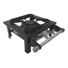 Fogareiro Queimador Duplo Mesa Gas Glp Perfil 5cm Metalmaq Foto mini 1