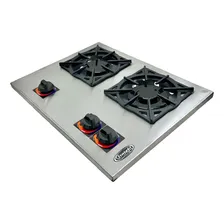 Fogão 2 Bocas Cooktop 1qs 1qd Total Inox P/ Embutir 20x20 Foto mini 1
