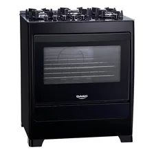 Fogão 5 Bocas A Gás Dako Supreme Glass Preto Mesa De Vidro Bivolt 127V/220V Foto  mini 1