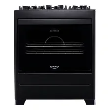 Fogão 5 Bocas A Gás Dako Supreme Glass Preto Mesa De Vidro Bivolt 127V/220V Foto mini  2