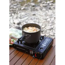 Fogão a Gás Portátil Fogareiro Camping 1 Boca Regulagem de Fogo Snel Camping Foto mini 4