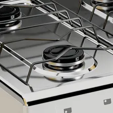 Fogão Braslar Sirius Plus 4 bocas com porta com visor 110V/220V - branco Foto mini 4