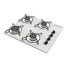 Fogão Cooktop 4 Bocas Ultra Chama Bivolt - Branco - Chamalux Foto  mini 1