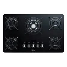 Fogão Cooktop A Gás 5 Bocas Cdd75ae Quadrichama Consul Preto Bivolt Foto mini 1