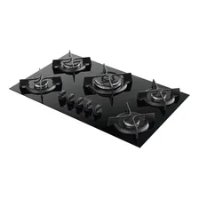 Fogão cooktop a Gás Dako fogão Cooktop embutir preto bivolt 5 queimadores Foto  mini 1