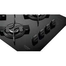 Fogão cooktop a Gás Dako fogão Cooktop embutir preto bivolt 5 queimadores Foto mini 4