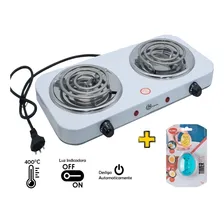Fogão Cooktop Fogareiro Elétrico 2 Bocas 2000 Watts De Mesa Foto mini  3