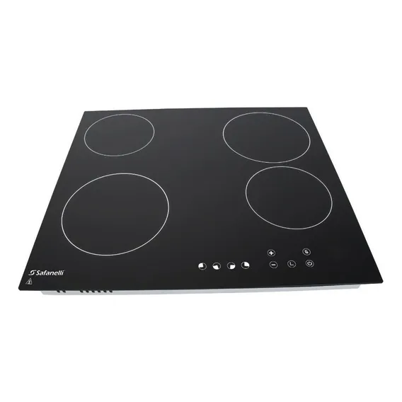 Fogão cooktop - Safanelli Cooktop 4 bocas 220V cor preto - 4 queimadores Foto 1