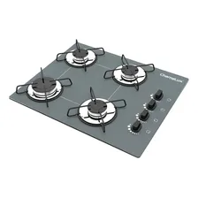 Fogão Cooktop Ultra Chama 4 Bocas Marrom - Chamalux Prateado Foto mini 1