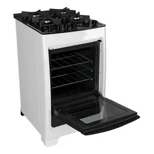 Fogão Dako Supreme Glass Branco 4 Bocas Com Mesa De Vidro 110V/220V Foto mini 2