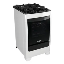 Fogão Dako Supreme Glass Branco 4 Bocas Com Mesa De Vidro 110V/220V Foto mini 1