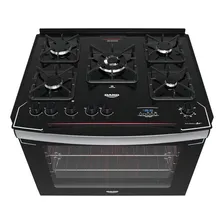 Fogão De Embutir 5 Bocas Preto Timer Dako Diplomata Grill Foto mini 2