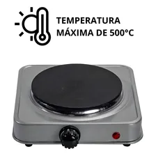 Fogão Elétrico 1 Boca Fogareiro Portátil De Mesa Camping Foto mini 4