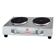 Fogão Elétrico 2 Bocas Layr Topázio 3.5 Inox 220v Cor Prateado Foto mini 1