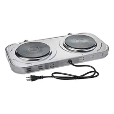 Fogão Elétrico De Mesa Agratto 2 Bocas Inox 220v 2000w Foto mini 1