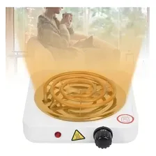 Fogão elétrico portátil espiral Fogão elétrico 1000w cor branca Foto mini 2
